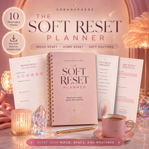 The Soft Reset Planner | Mood, Home & Routine Reset Printable